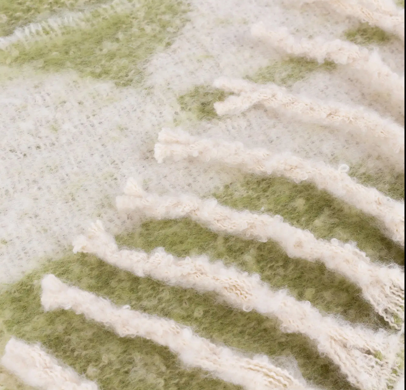 Olive Woven Throw