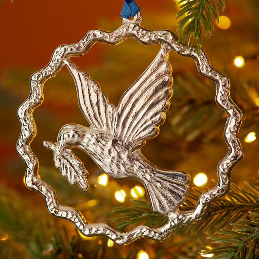 Silver Peace Dove